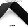 033А.4 Лента бархатная 25мм Ц:Чёрный 