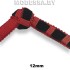 100 АН Тесьма велюр 12мм Ц:Красно-чёрный 