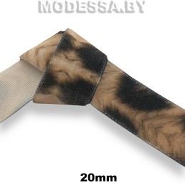 Тесьма декоративная 20мм Ц:2 Леопард