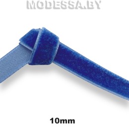 3276 Лента бархатная 10мм Ц:522 Синий