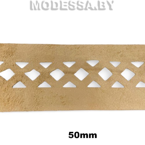 Тесьма с тиснением 50мм Ц:Бежевый