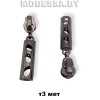 Бегунок (слайдер) металл тип3 арт1016 Ц:Чёрный никель