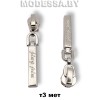 Бегунок (слайдер) металл тип3 арт1100 Ц:Никель