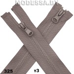 Молния трактор тип3 75см 2бегунка Ц:325 Капучино
