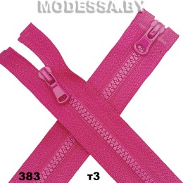 Молния трактор тип3 75см 2бегунка Ц:383 Розовый