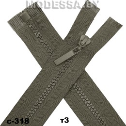 Молния трактор тип3 50см 1бегунок Ц:С-318 Т.Зелёный