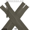 Молния трактор тип3 16см 1бегунок Ц:С-318 Т.Зелёный
