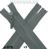 Молния трактор тип3 16см 1бегунок Ц:С-578 Серый