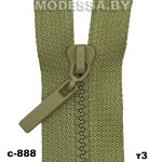 Молния тракторная тип3 Ц:С-888 Зелёный