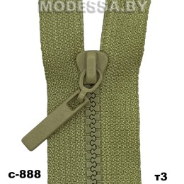Молния тракторная тип3 Ц:С-888 Зелёный