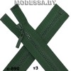 Молния трактор тип3 55см 1бегунок Ц:С-890 Зелёный