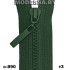 Молния тракторная тип3 Ц:С-890 Зелёный