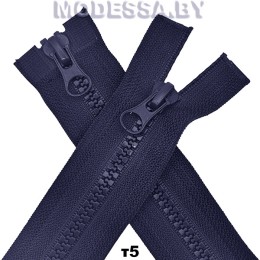 Молния трактор тип5 75см 2бегунка Ц:10 Синий