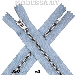 Молния металл тип4 20см 1бег. Ц:350 N Голубой