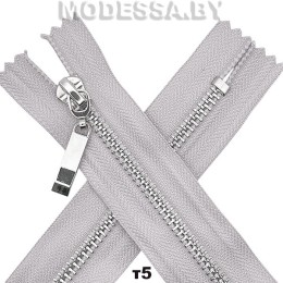 Молния металл тип5 16см 1бегунок Ц:4336 Серый/Никель