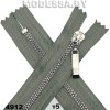 Молния металл тип5 16см 1бегунок Ц:4912 Cеро-зеленый N