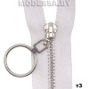 Молния металлическая тип3 Ц:Белый/Никель