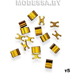 Нижний ограничитель для молнии тип5 Ц:Золото