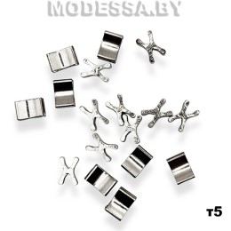 Нижний ограничитель для молнии тип5 Ц:Никель