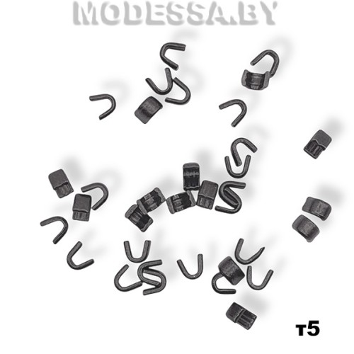 Верхний ограничитель для молнии тип5 Ц:Чёрный никель