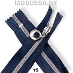 Молния спираль тип5 12см 1бегунок Ц:G330 Синий