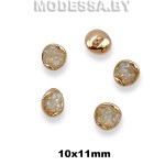 225-10.5 XT-B Пуговица металлическая 11х10мм Ц:Золото