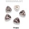 5923-11P Пуговица металлическая 11х11мм Ц:Никель