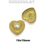 5393 B Пуговица металлическая d15мм