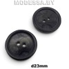 1028150 Пуговица пластм. d23мм Ц:9 Чёрный