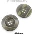1052080 Пуговица пластм. d24мм Ц:7 Зелёный