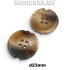 920-36 Пуговица пластм. d23мм Ц:Коричневый