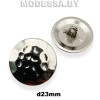002720 Пуговица металлическая d23мм Ц:Никель