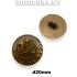 012233 Пуговица металлическая d20мм Ц:Антик/Золото