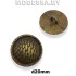 012327 Пуговица металлическая d20мм Ц:Антик