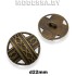 013430 Пуговица металлическая d22мм Ц:Антик