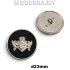 103-22.5 XT Пуговица металлическая d23мм Ц:BN