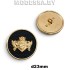 103-22.5 XT Пуговица металлическая d23мм Ц:BG