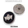 103-22.5XT-B Пуговица металлическая d23мм Ц:Никель