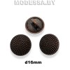 224412 Пуговица металлическая d16мм Ц:Медь