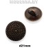 224417 Пуговица металлическая d21мм Ц:Медь