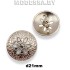 224517 Пуговица металлическая d21мм Ц:Никель