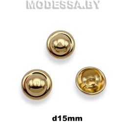 262-15XT-B Пуговица металлическая d15мм Ц:Золото 