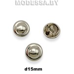 262-15XT-B Пуговица металлическая d15мм Ц:Никель