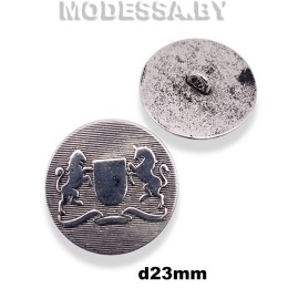 5161-А-JRB Пуговица металлическая d23мм Ц:Матовый никель