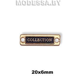 01509 SH украшение мет. Ц: Золото 20х6мм