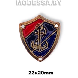 02311 SH Украшение металлическое 23х20мм Ц:Золото 