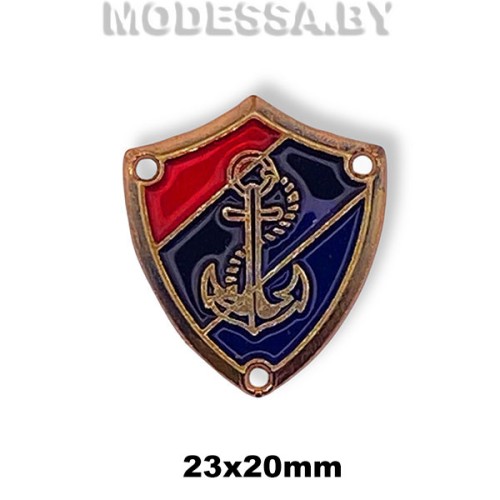 02311 SH Украшение металлическое 23х20мм Ц:Золото 