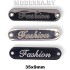 2981 P Бирка металлическая "Fashion" 35х9мм