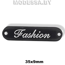 2981 P бирка металлическая Fashion Ц:B 35х9мм