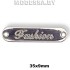 2981 P Бирка металлическая 35х9мм Ц:Никель